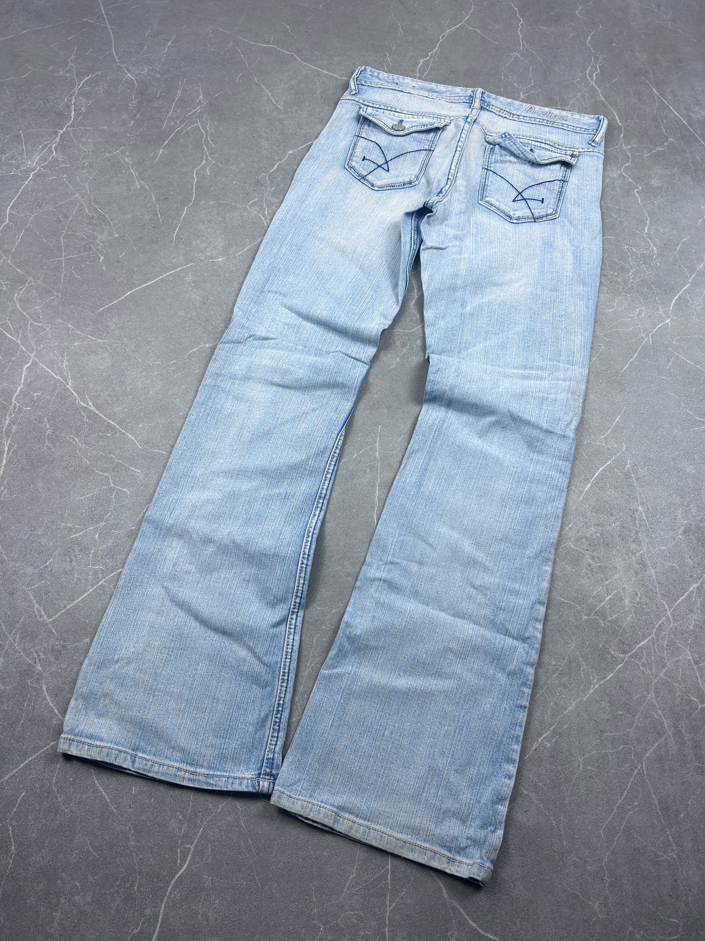 Y2K Bootcut Jeans Damen