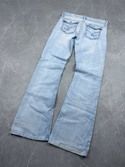 Y2K Bootcut Jeans Damen