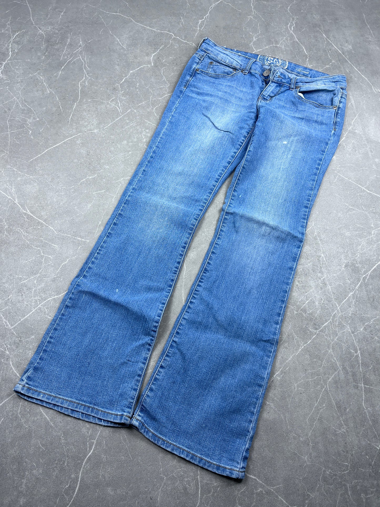 Y2K Bootcut Jeans Damen