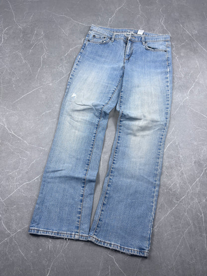 Y2K Bootcut Jeans Damen