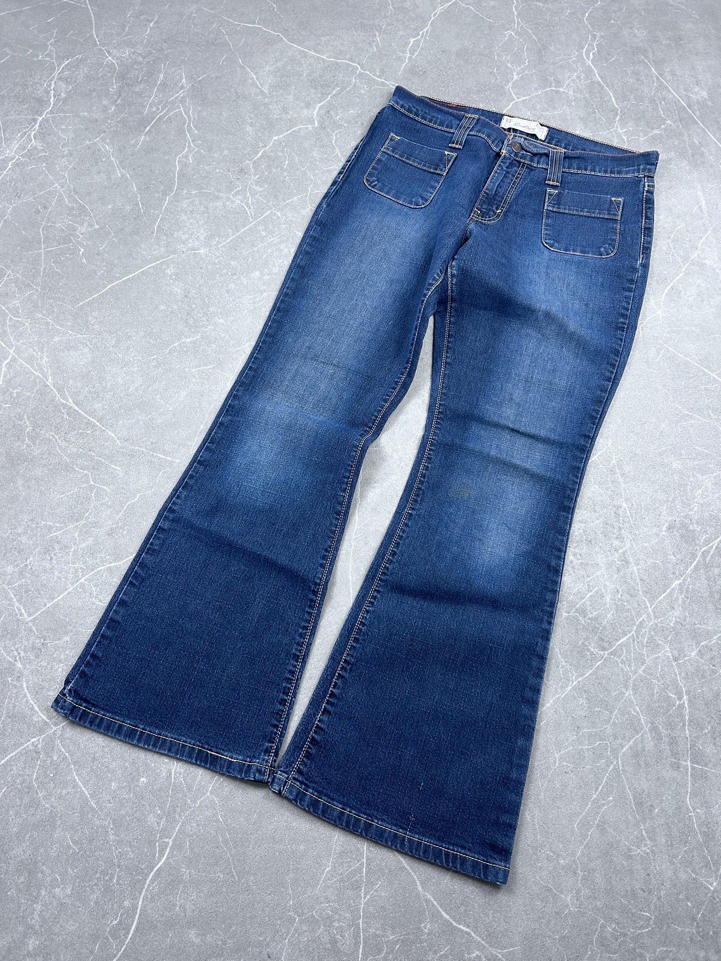 Y2K Bootcut Jeans Damen