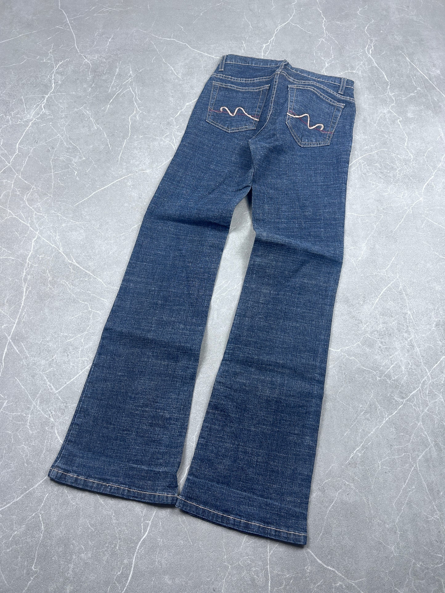 Y2K Bootcut Jeans Damen