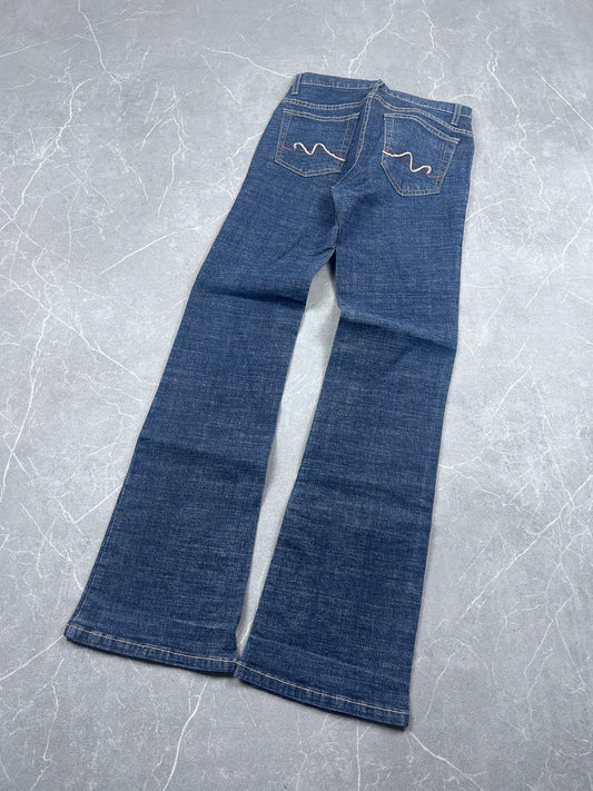 Y2K Bootcut Jeans Damen