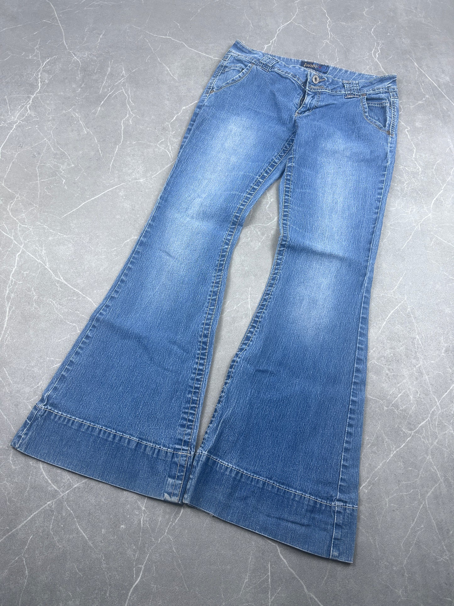 Y2K Bootcut Jeans Damen