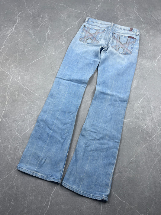 Y2K Bootcut Jeans Damen