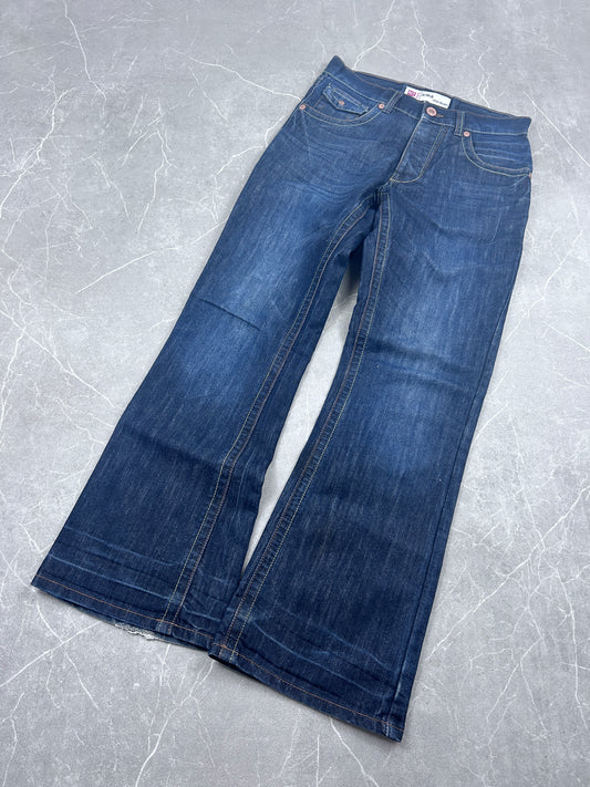 Y2K Bootcut Jeans Damen