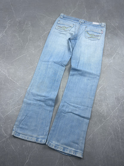 Y2K Bootcut Jeans Damen