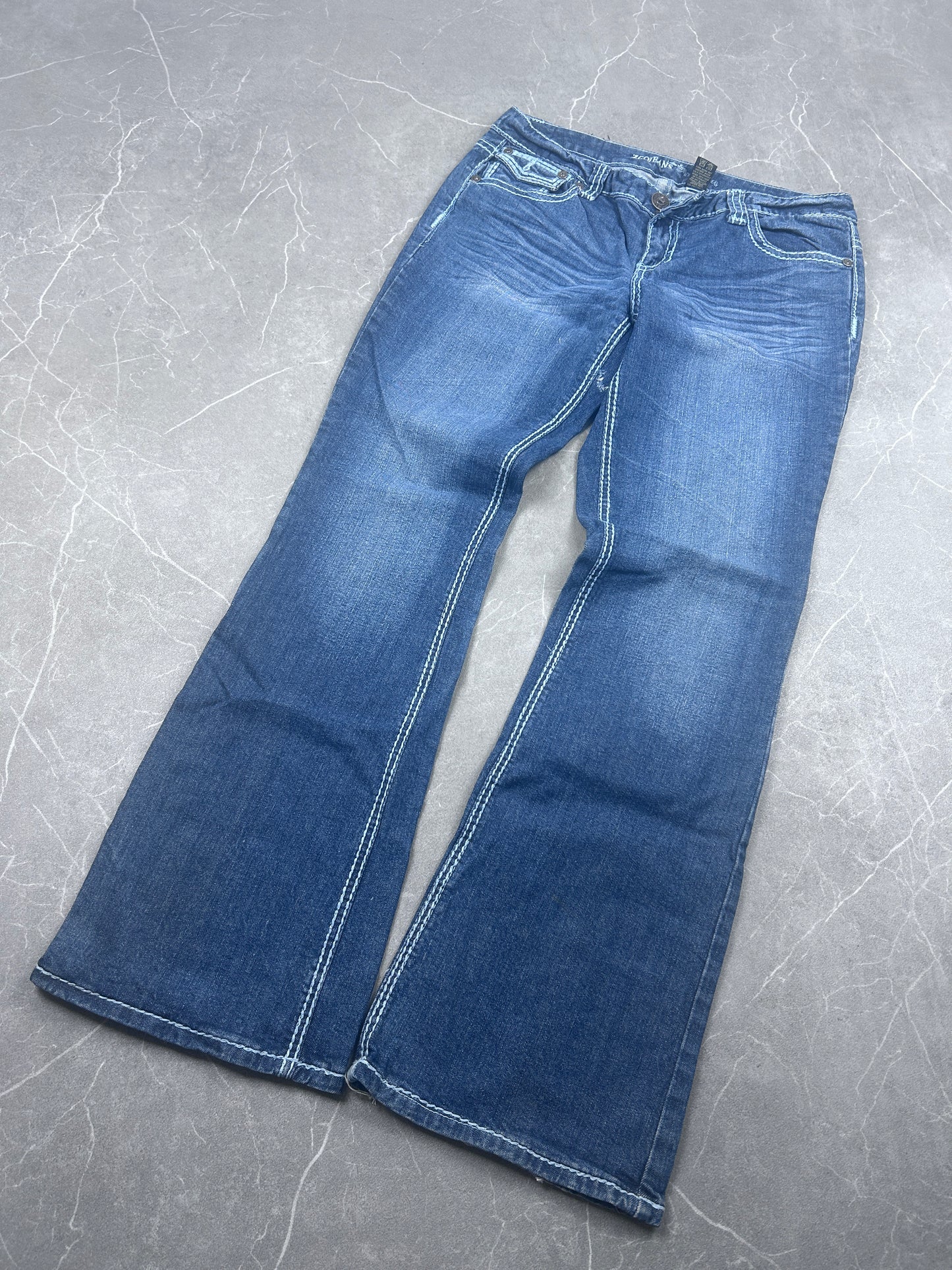 Y2K Bootcut Jeans Damen