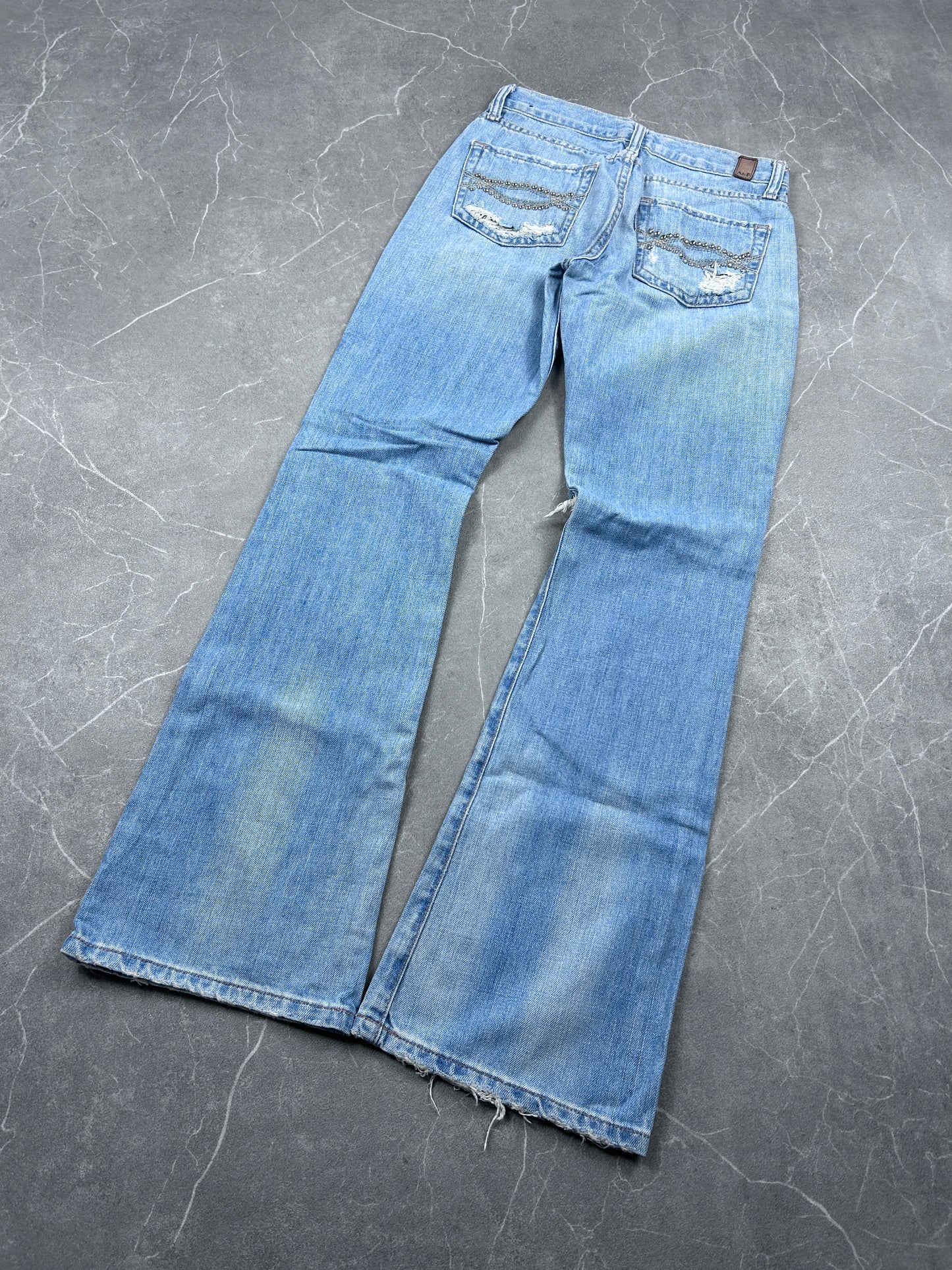 Y2K Bootcut Jeans Damen