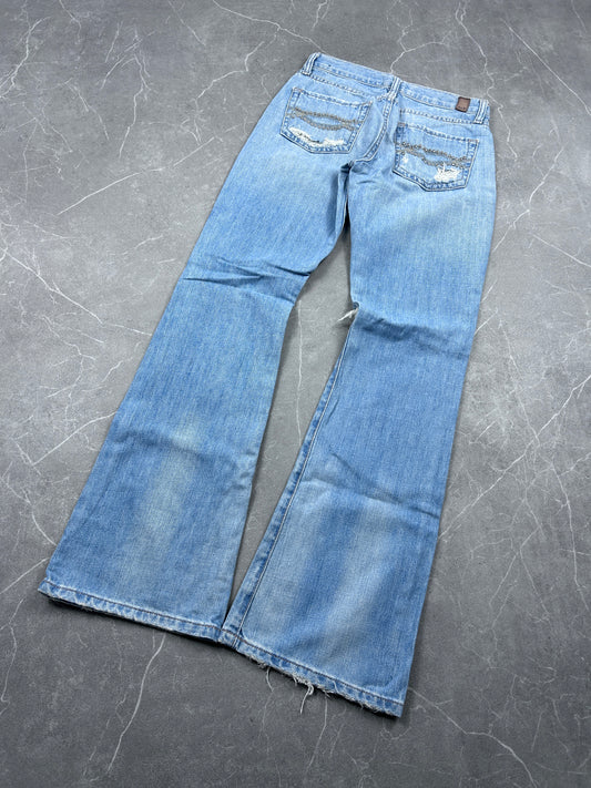 Y2K Bootcut Jeans Damen