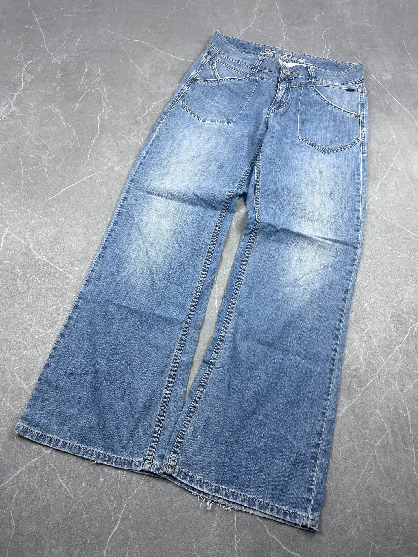 Y2K Bootcut Jeans Damen