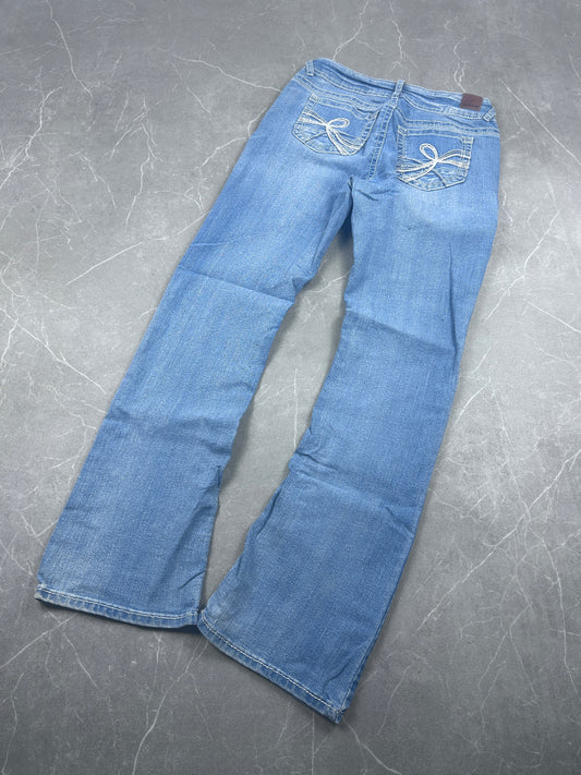 Y2K Bootcut Jeans Damen