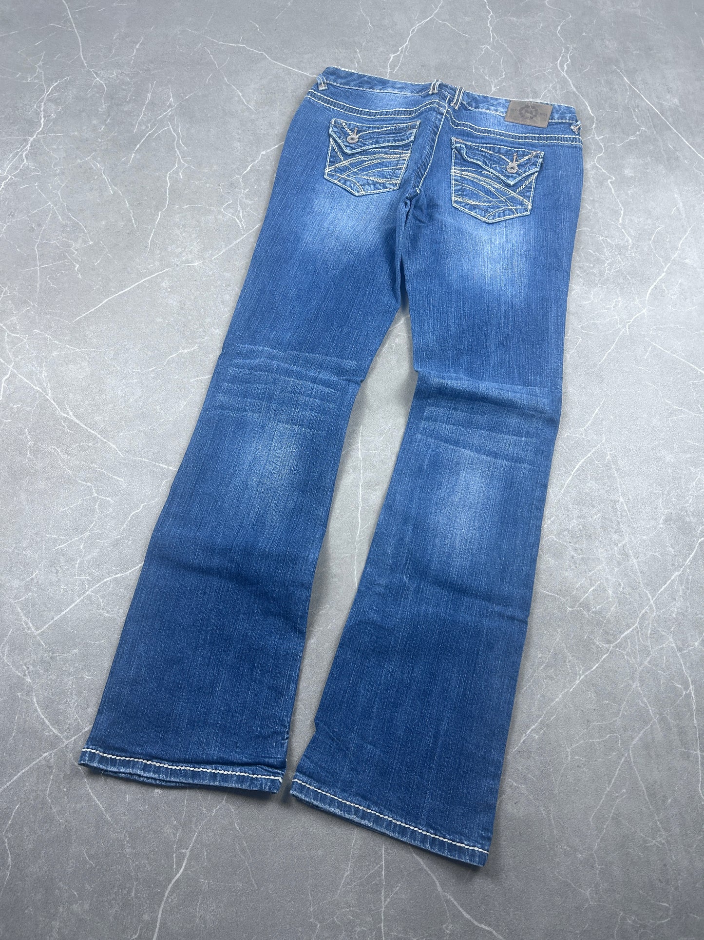 Y2K Bootcut Jeans Damen