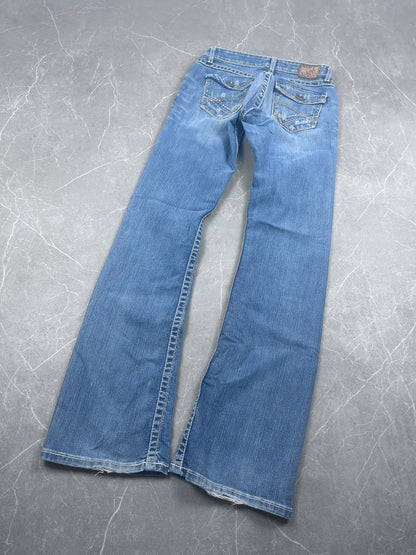 Y2K Bootcut Jeans Damen