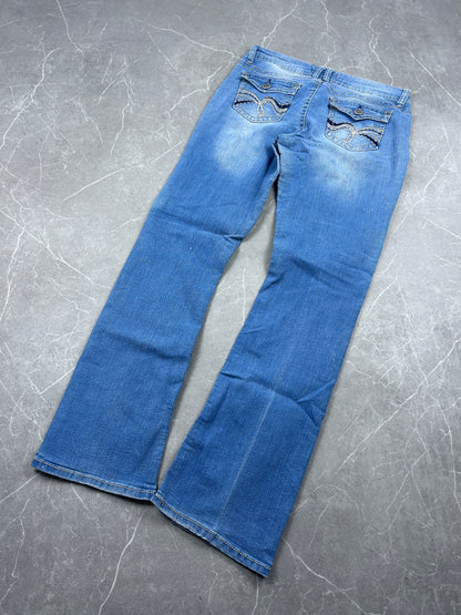 Y2K Bootcut Jeans Damen