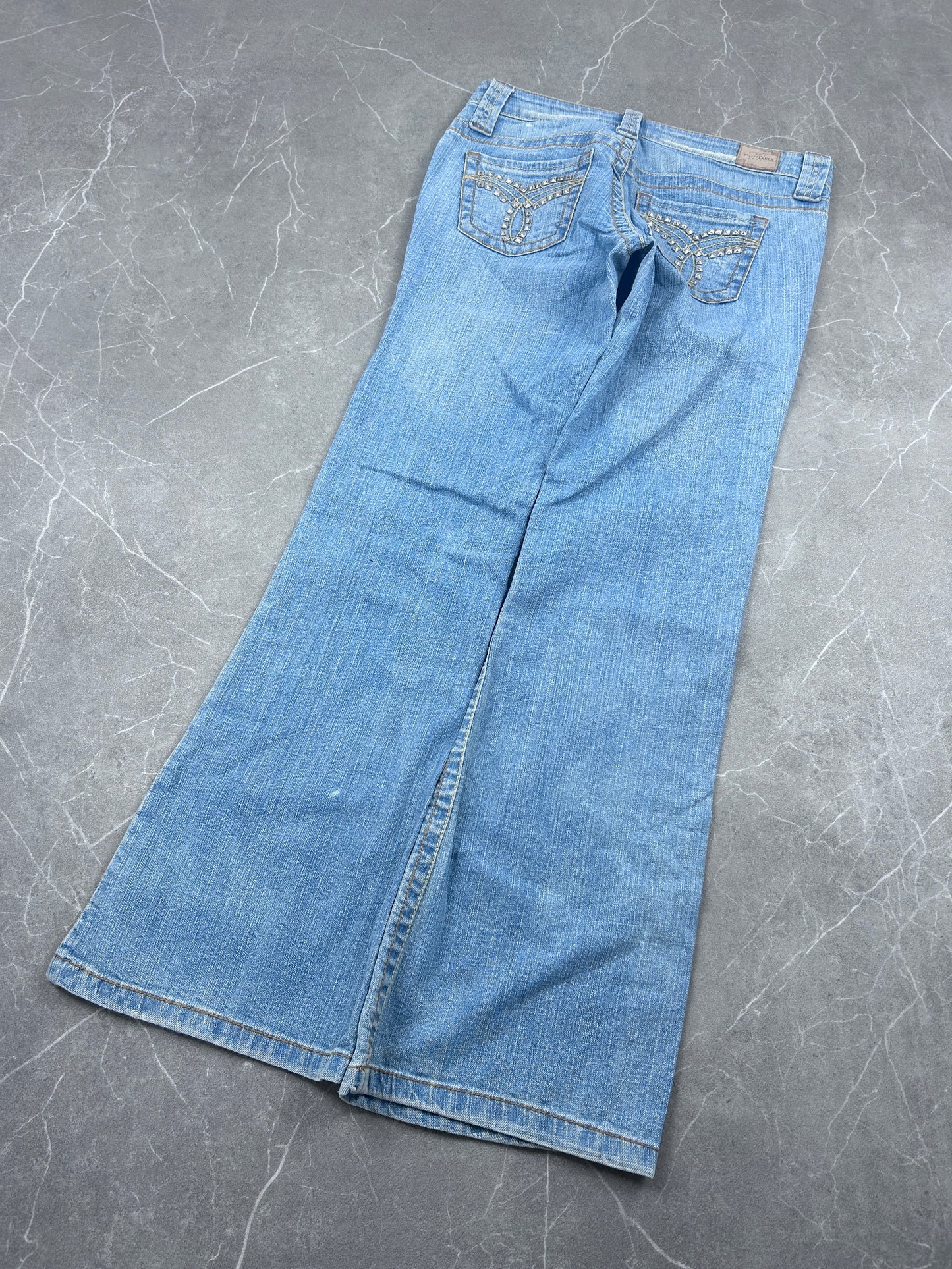 Y2K Bootcut Jeans Damen