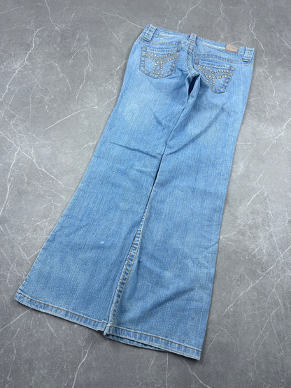 Y2K Bootcut Jeans Damen