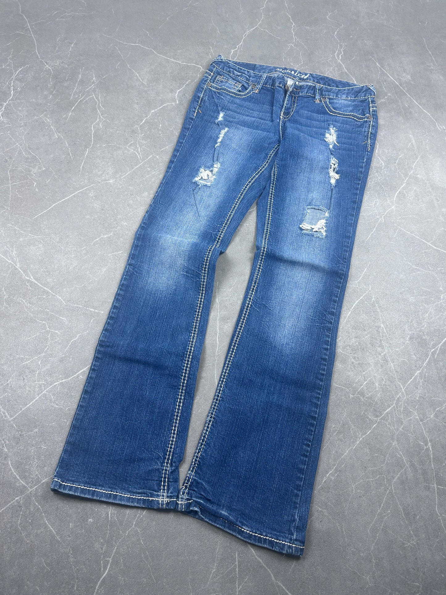 Y2K Bootcut Jeans Damen