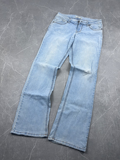 Y2K Bootcut Jeans Damen