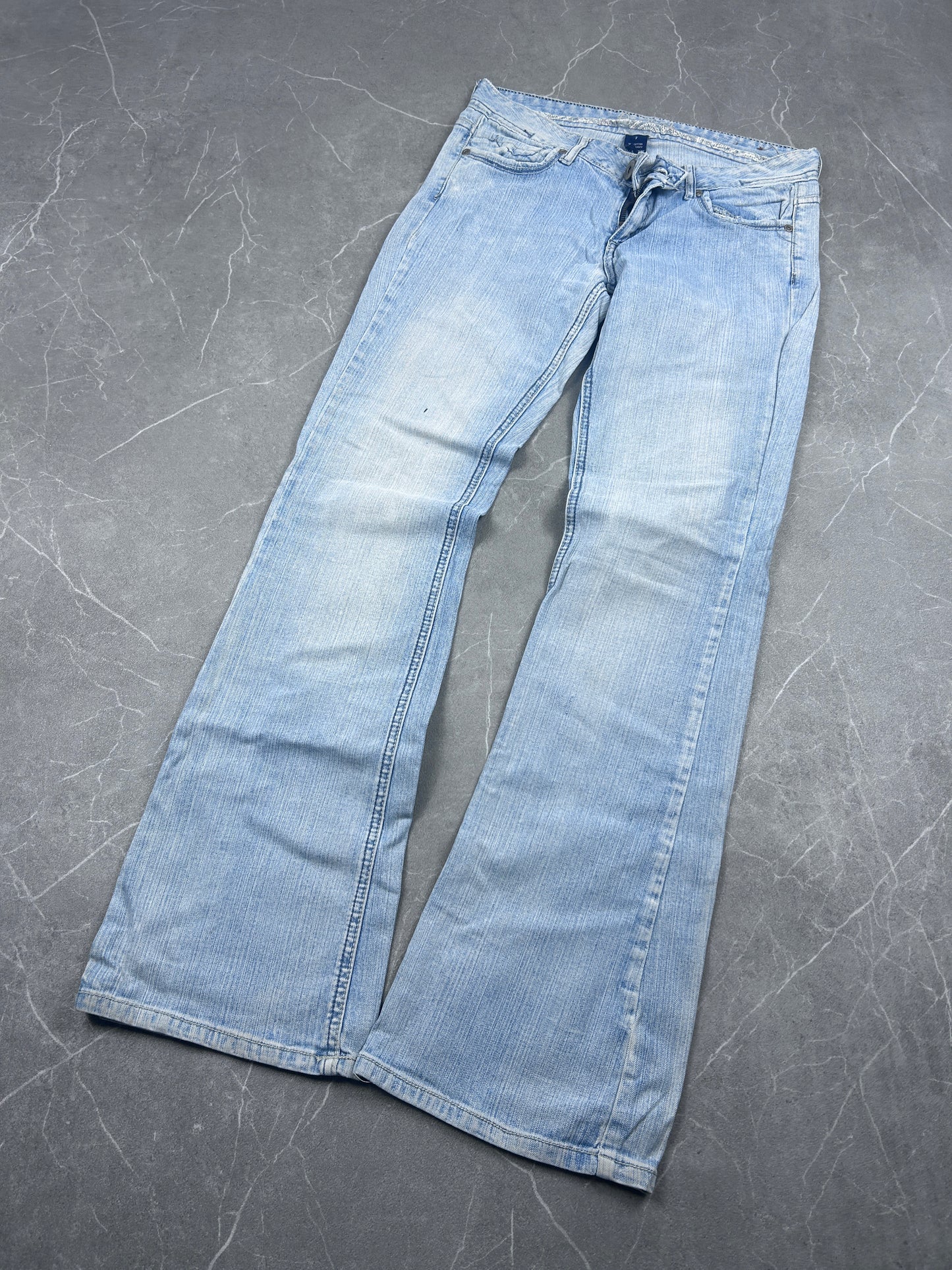 Y2K Bootcut Jeans Damen