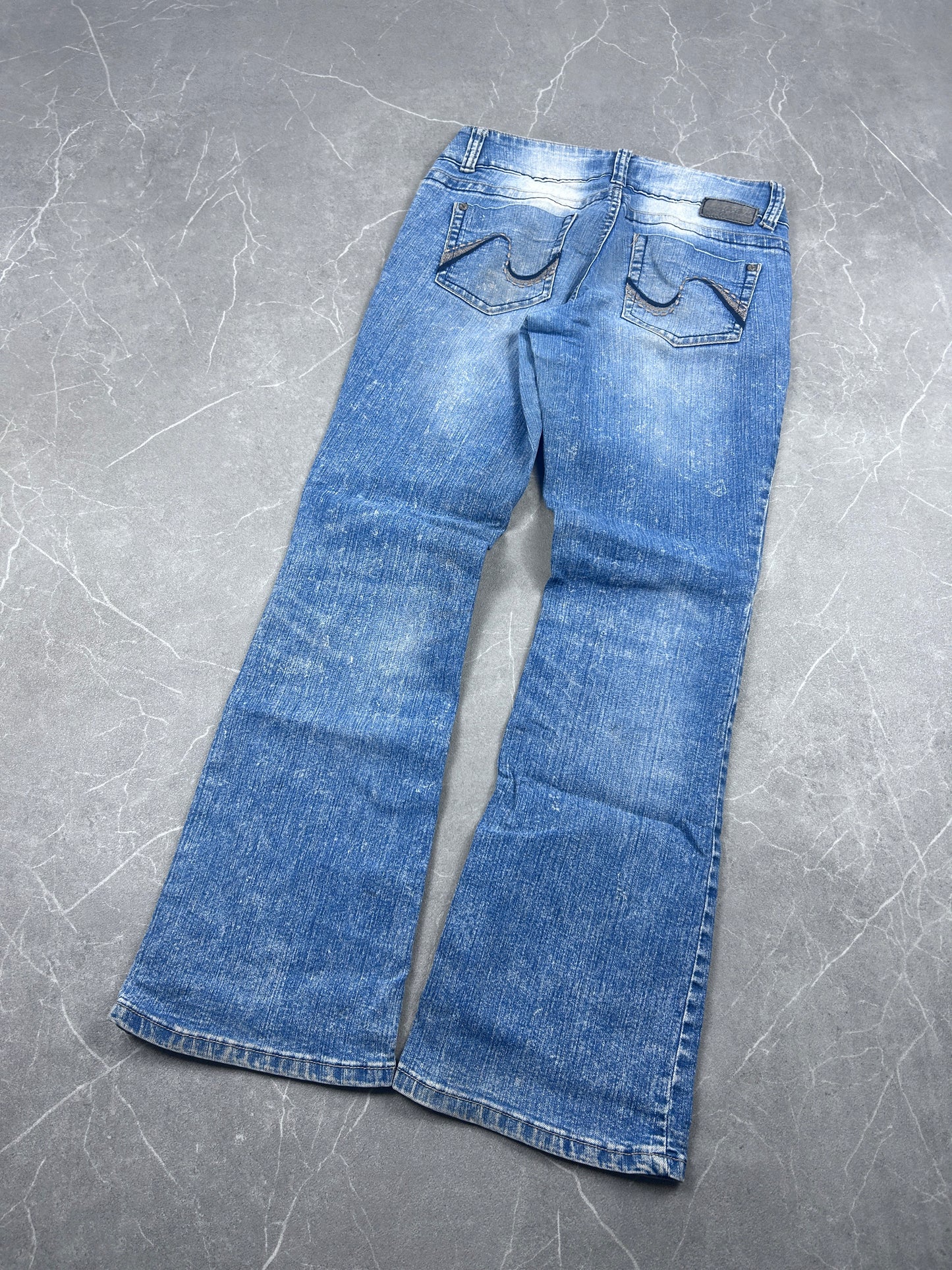 Y2K Bootcut Jeans Damen