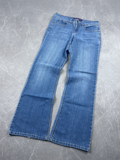 Y2K Bootcut Jeans Damen