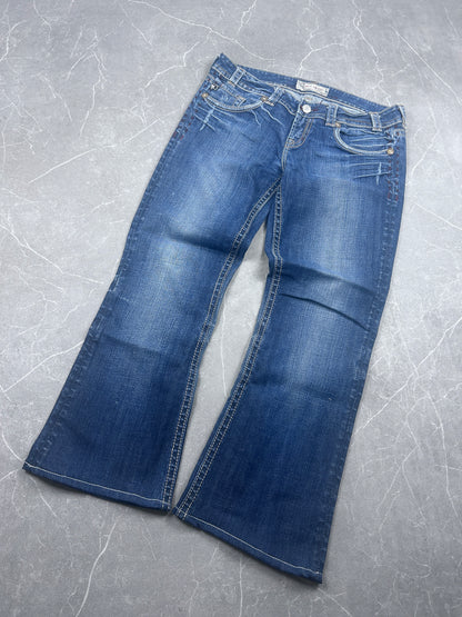 Y2K Bootcut Jeans Damen