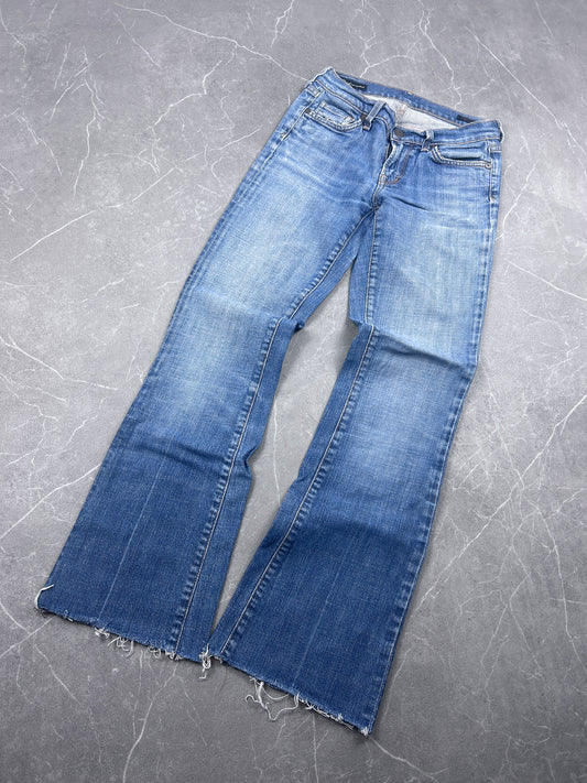 Y2K Bootcut Jeans Damen