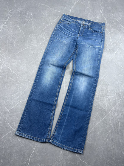 Y2K Bootcut Jeans Damen