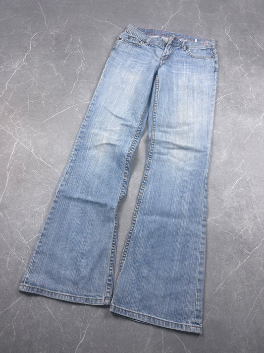 Y2K Bootcut Jeans Damen