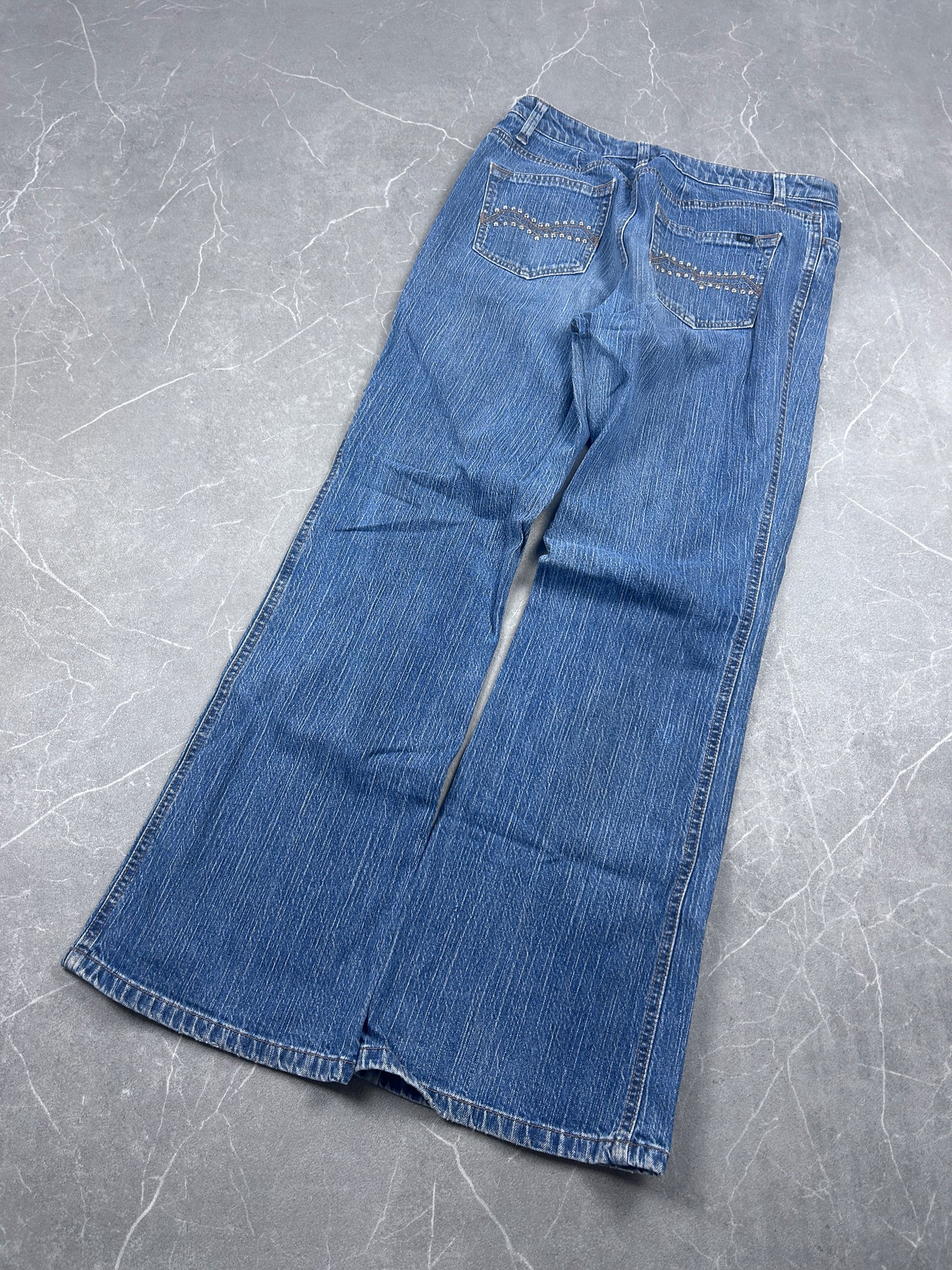 Y2K Bootcut Jeans Damen