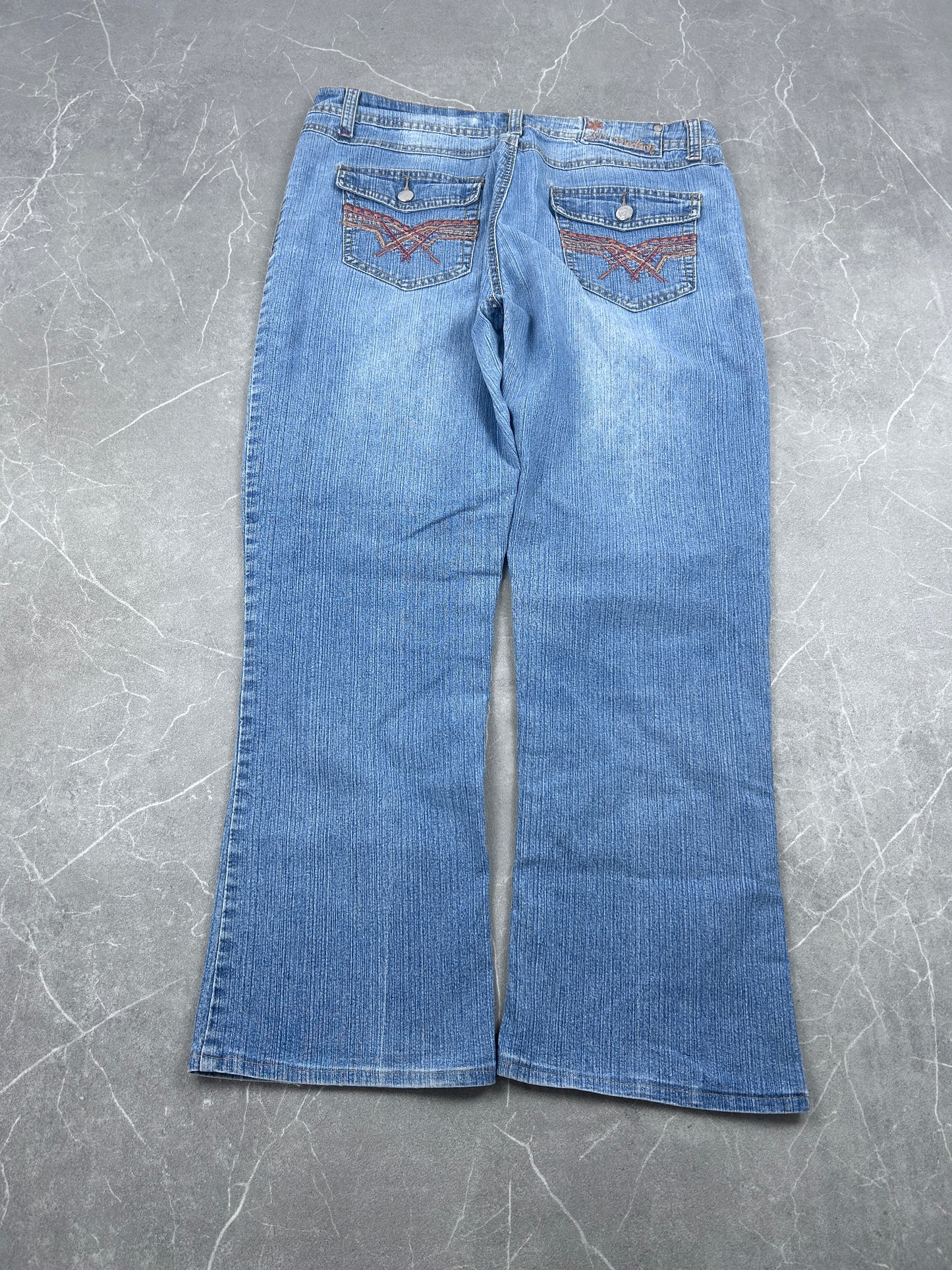 Y2K Bootcut Jeans Damen