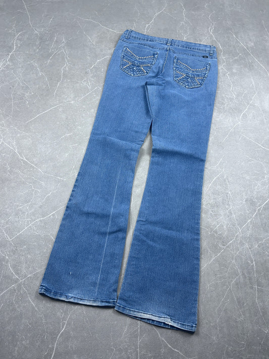 Y2K Bootcut Jeans Damen