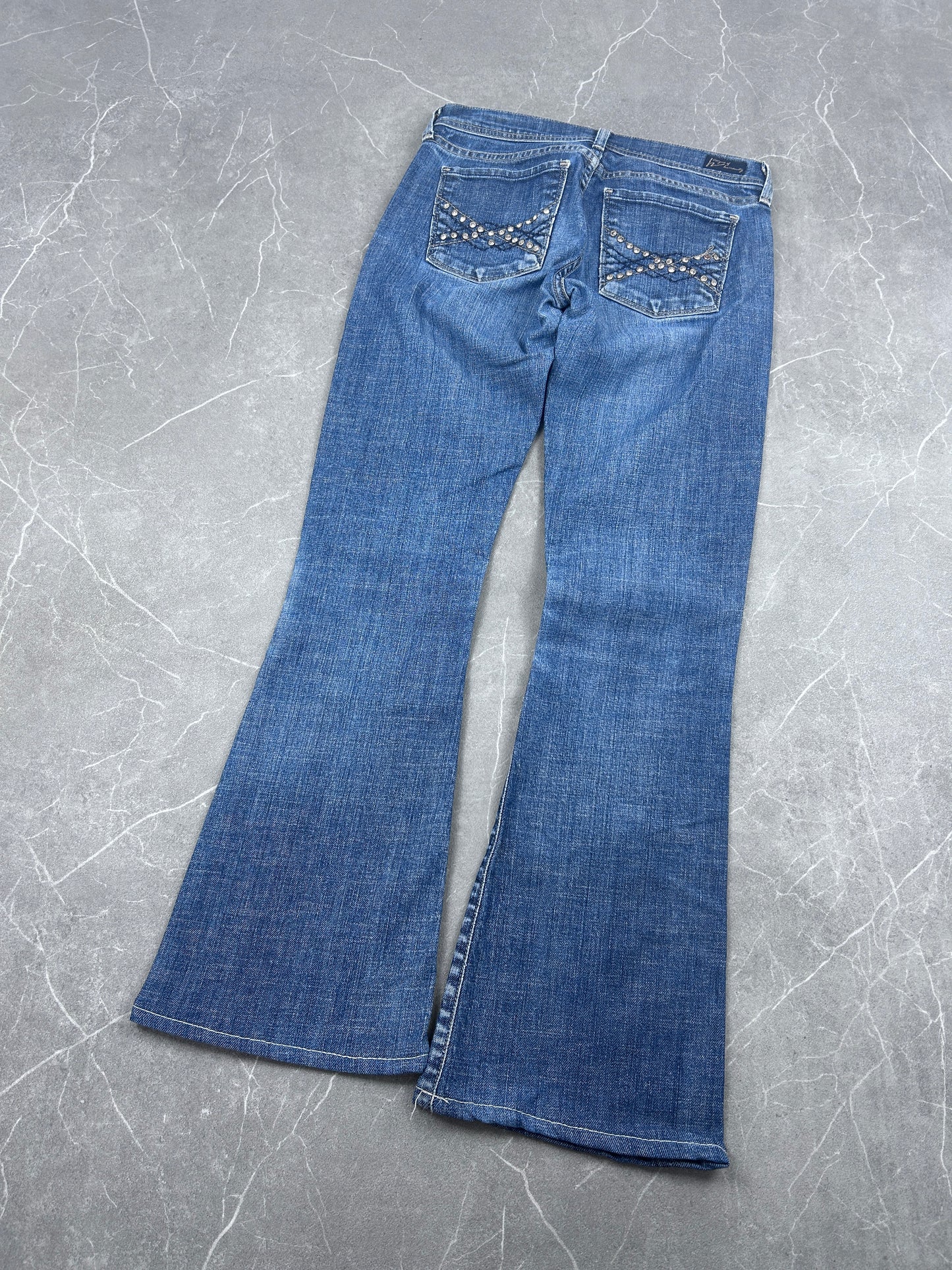 Y2K Bootcut Jeans Damen