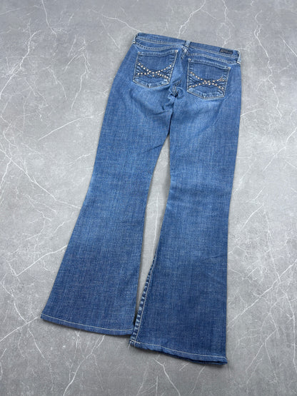 Y2K Bootcut Jeans Damen
