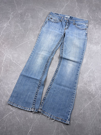 Y2K Bootcut Jeans Damen