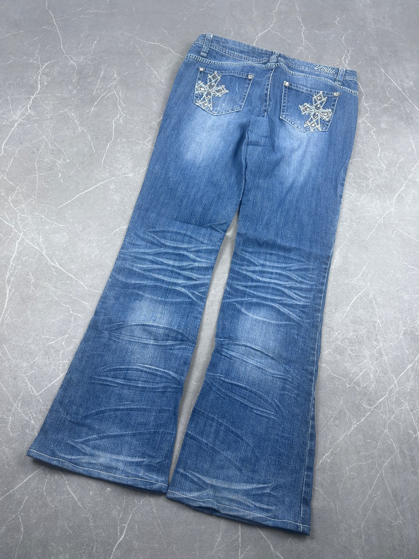 Y2K Bootcut Jeans Damen