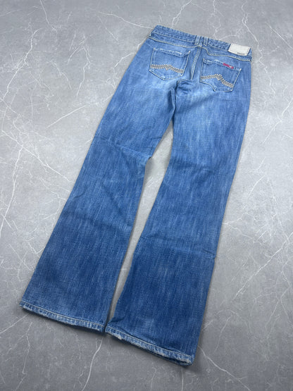 Y2K Bootcut Jeans Damen