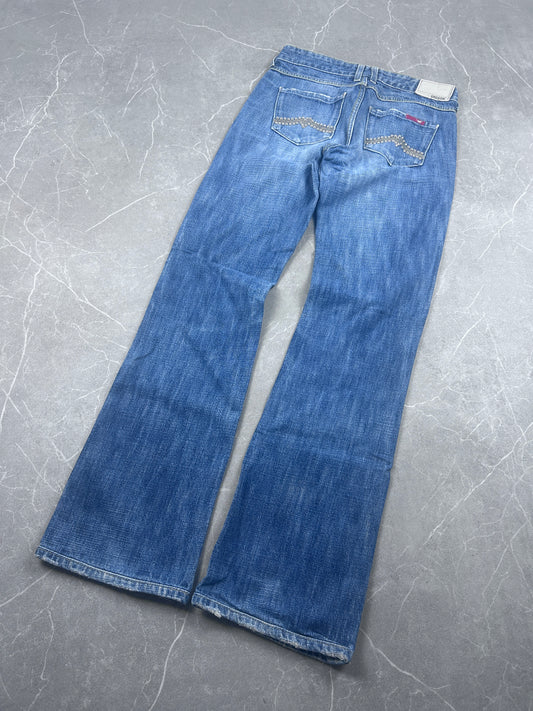 Y2K Bootcut Jeans Damen