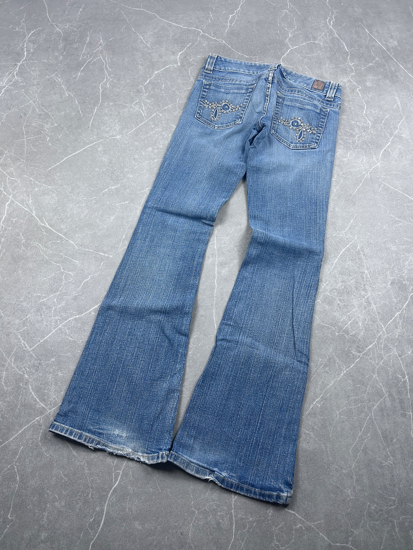 Y2K Bootcut Jeans Damen