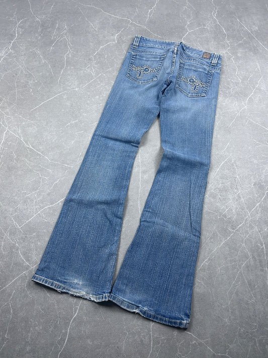 Y2K Bootcut Jeans Damen