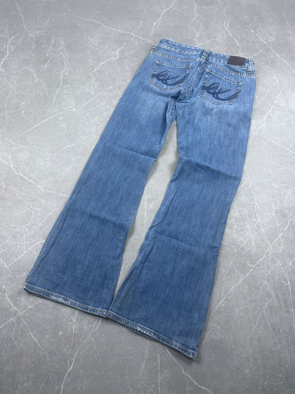 Y2K Bootcut Jeans Damen