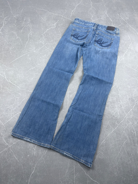 Y2K Bootcut Jeans Damen