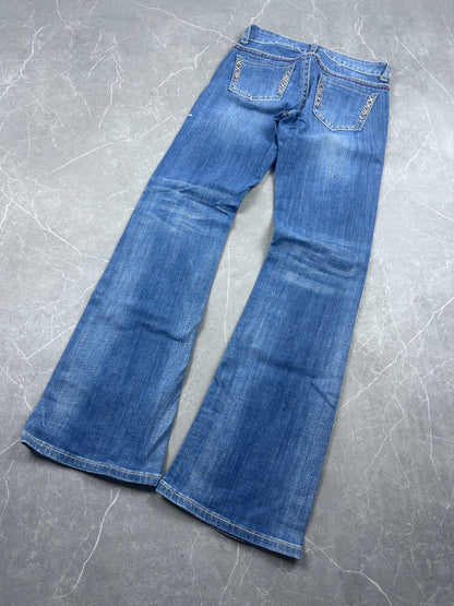 Y2K Bootcut Jeans Damen