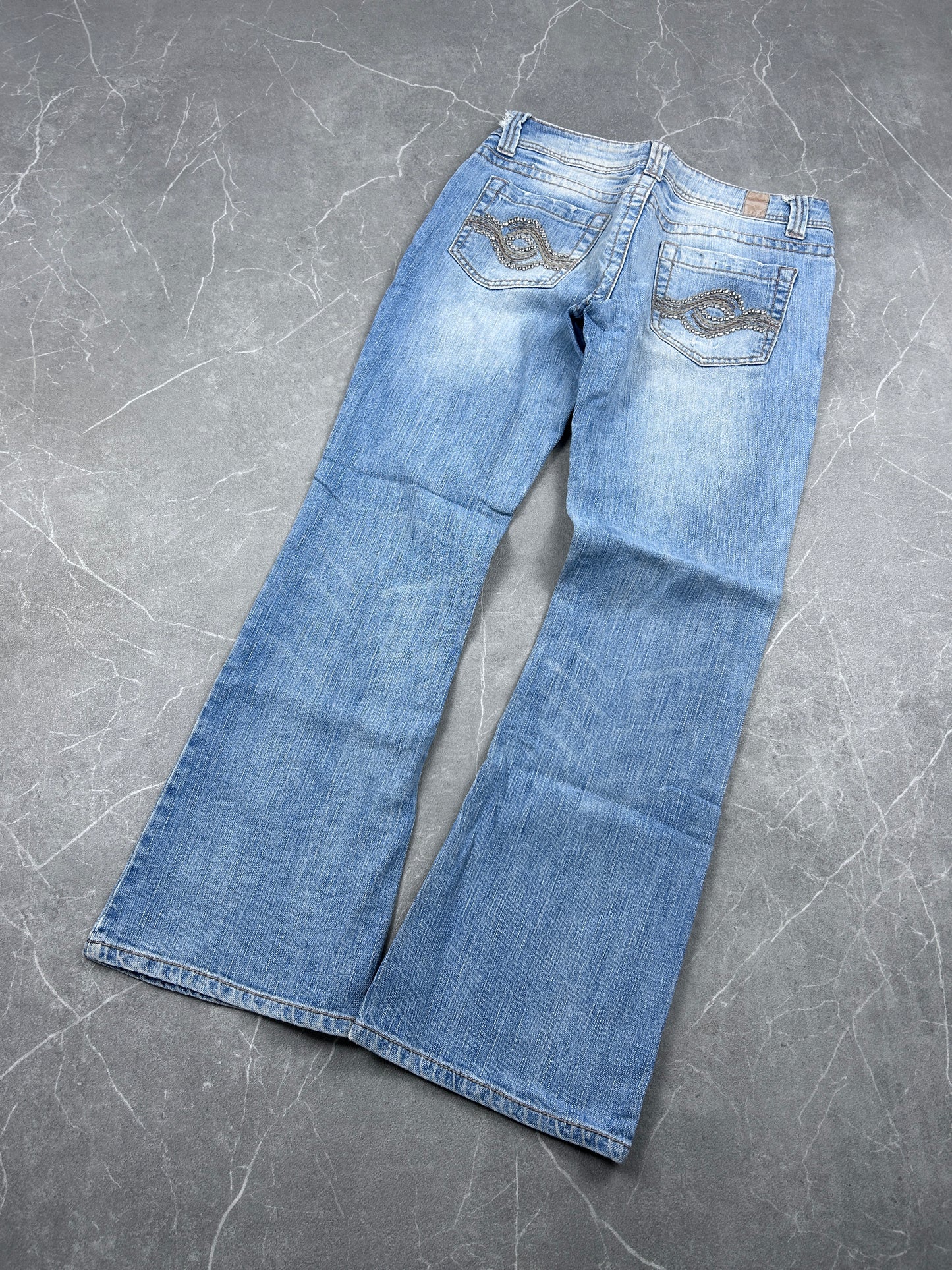 Y2K Bootcut Jeans Damen
