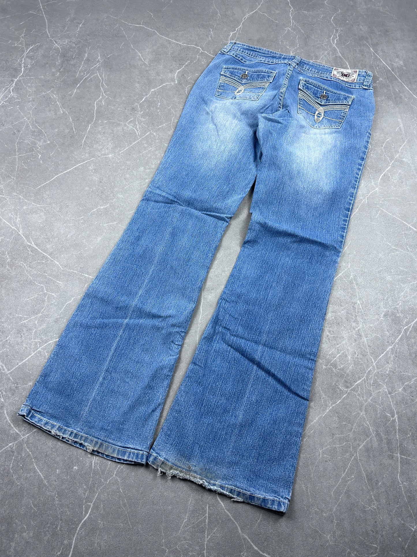 Y2K Bootcut Jeans Damen