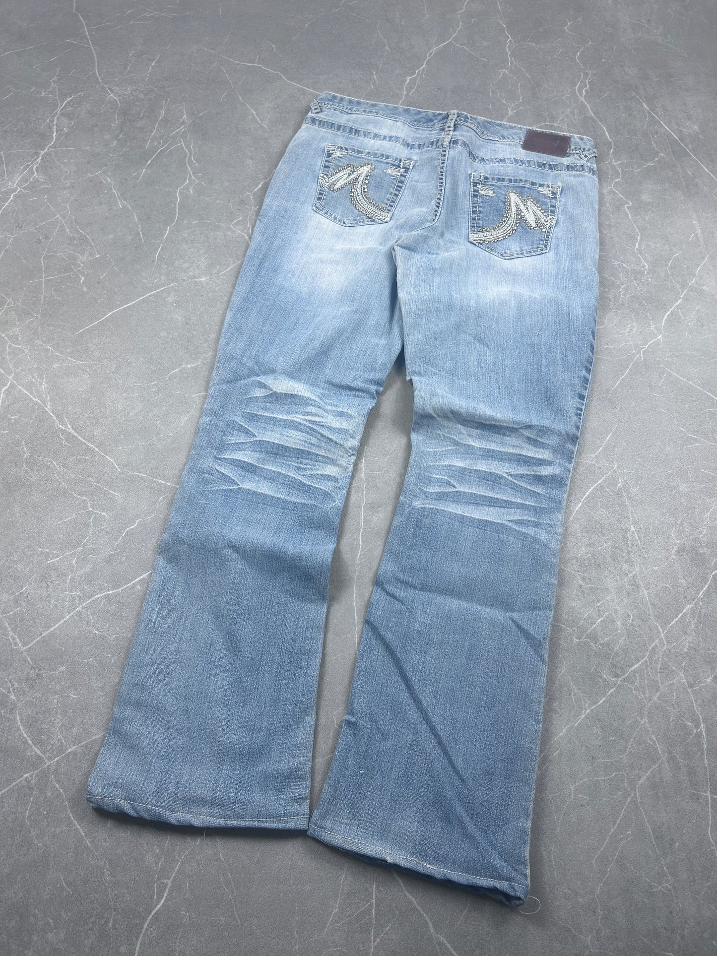 Y2K Bootcut Jeans Damen