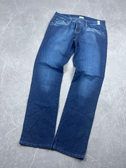 Y2K Bootcut Jeans Damen