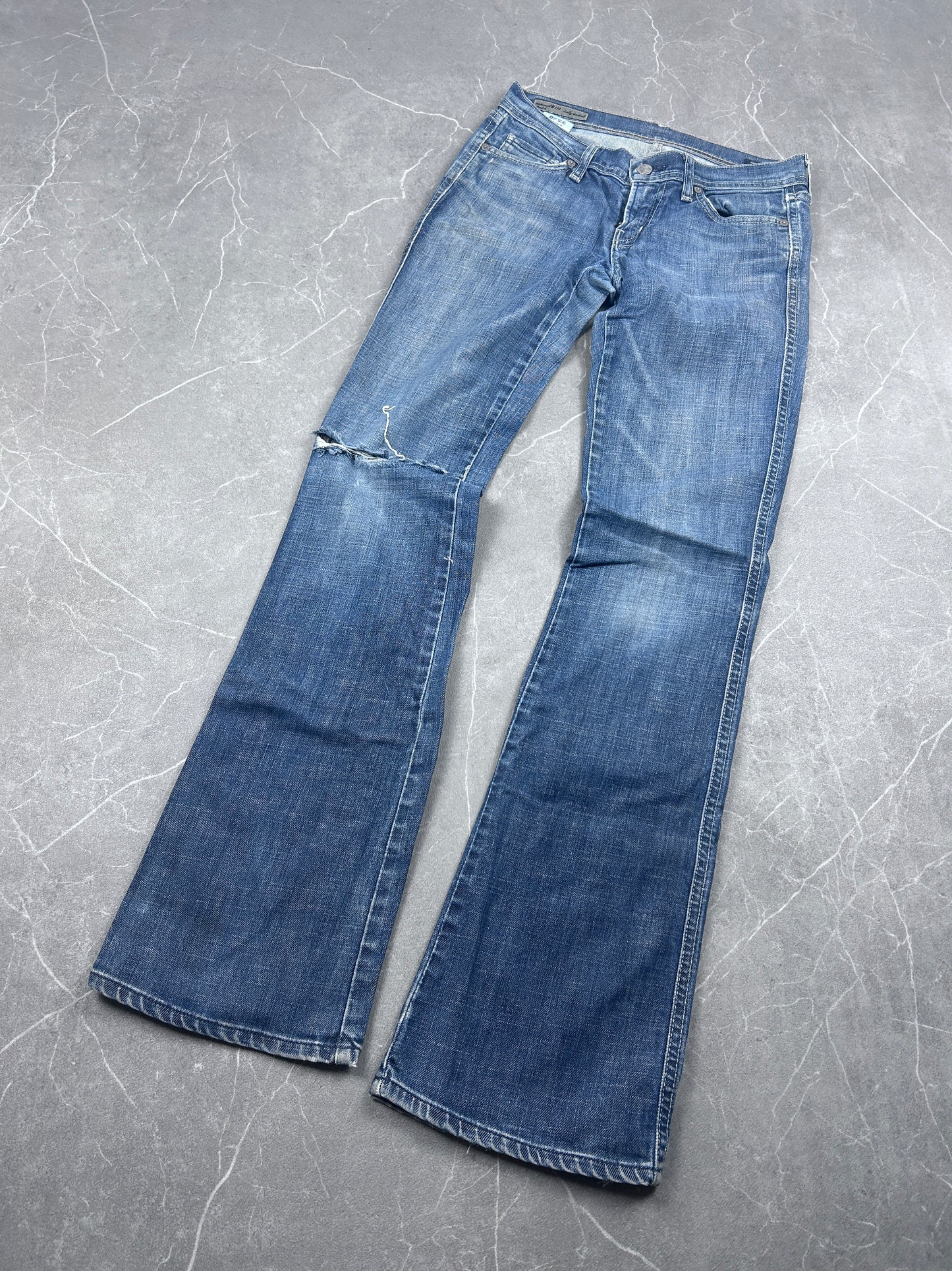 Y2K Bootcut Jeans Damen