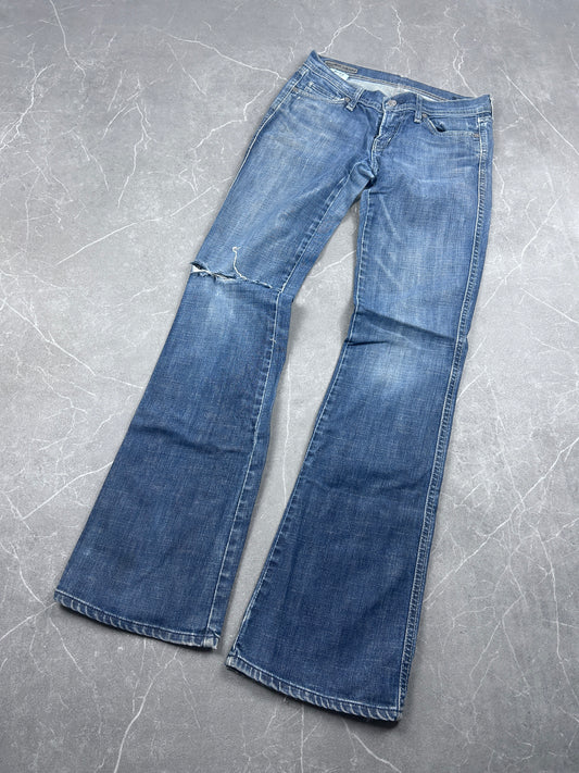 Y2K Bootcut Jeans Damen